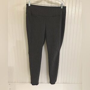Worthington Charcoal Gray Heather skinny stretch trousers size 16 tummy control